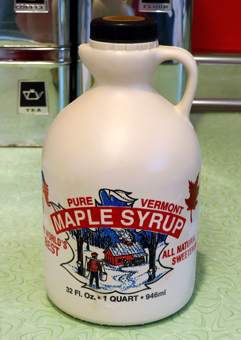 Sorry New Hampshire, I had to use Vermont maple syrup for this one.