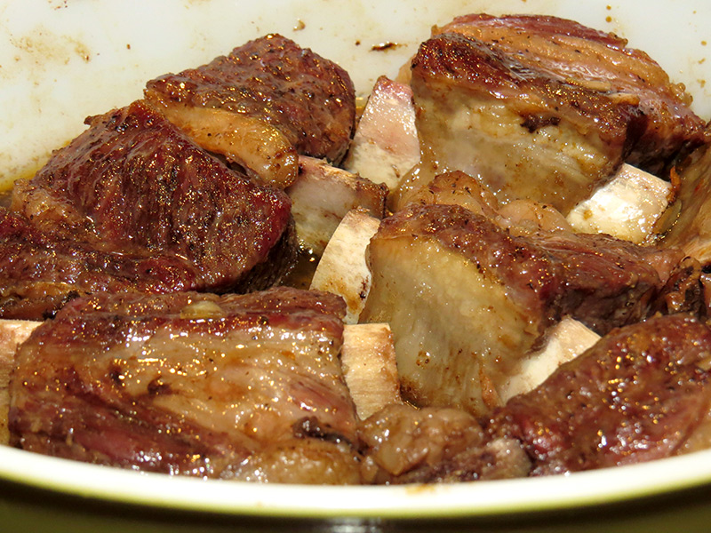 Ribs fresh out of the oven