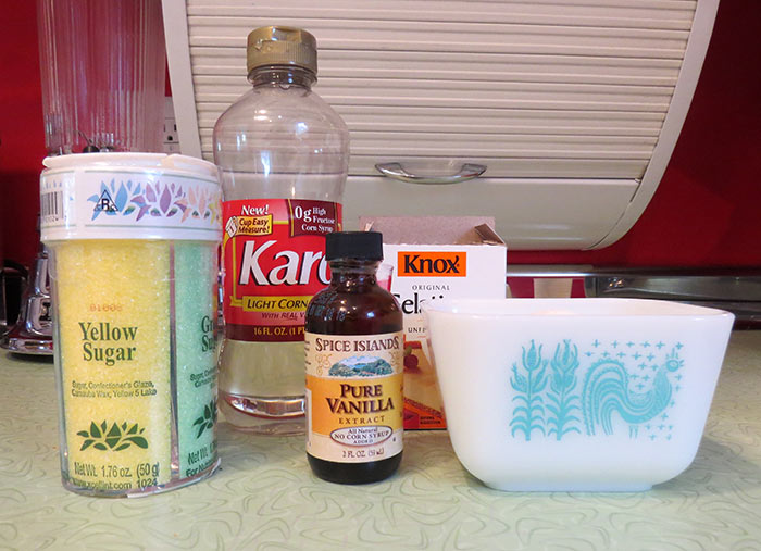 The ingredients for Marshmallow Peeps