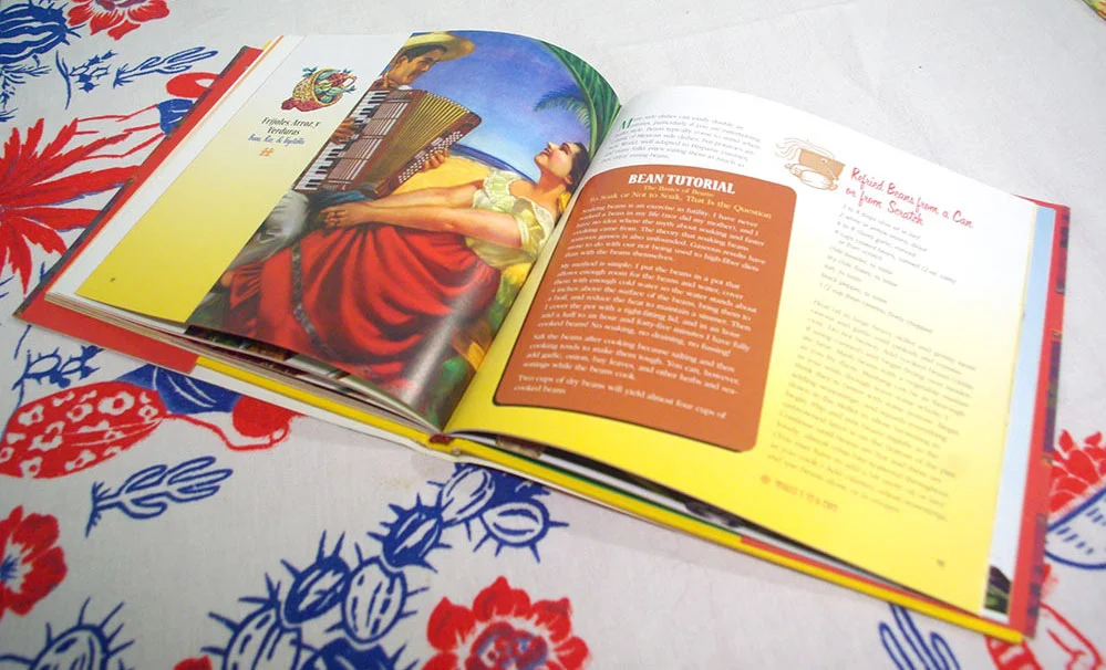 Some of the fabulous artwork in the cookbook