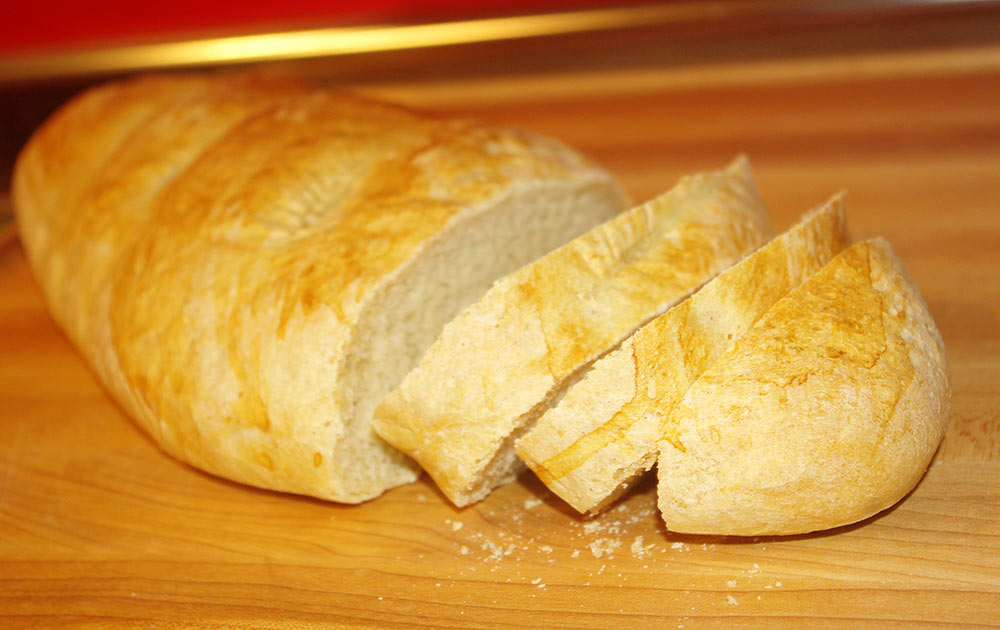The final loaf of French bread