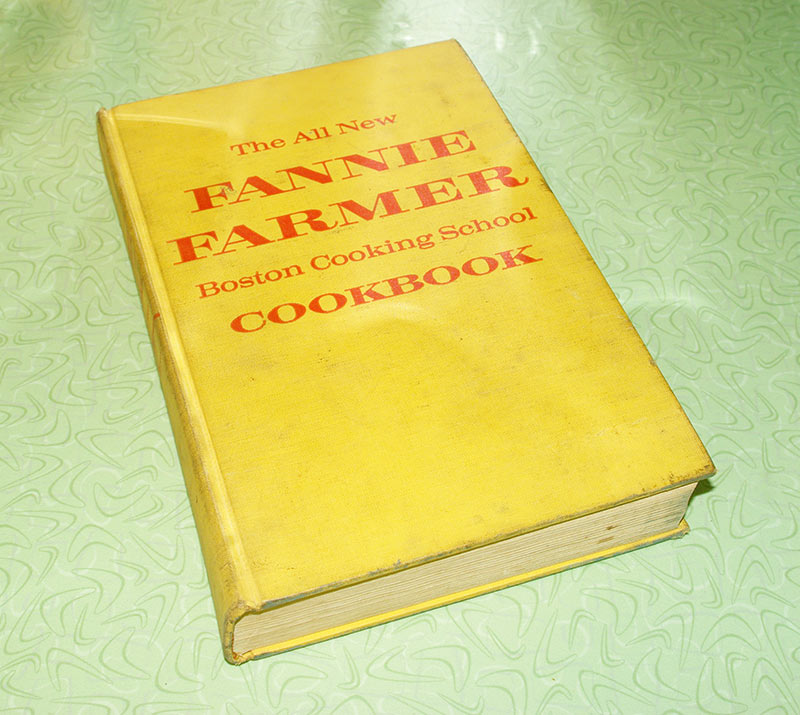 The 1959 addition of "The New Fannie Farmer Boston Cooking School Cookbook"