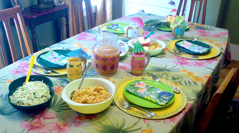 My Luau spread