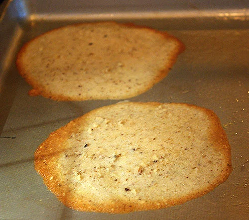 The freshly-baked cookies