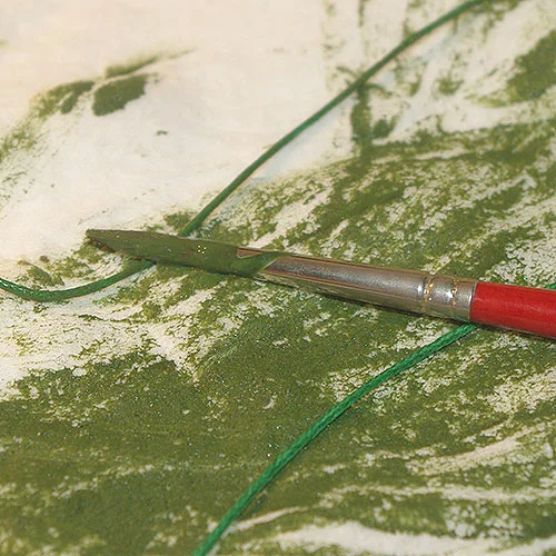 Painting the stems
