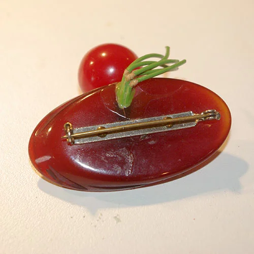 The back of the brooch