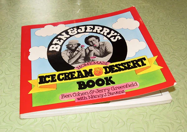 "Ben & Jerry's Homemade Ice Cream & Dessert Book", published 1987.