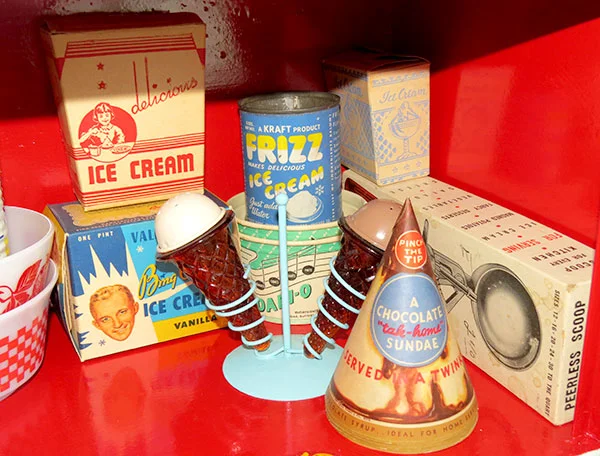 Some of my vintage ice cream collection