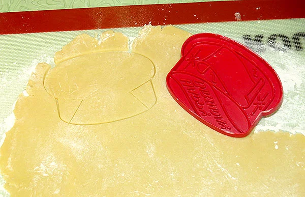 The birthday cake cookie cutter used or one of the UFO shapes.