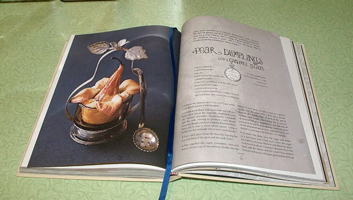 The recipe for pear dumplings