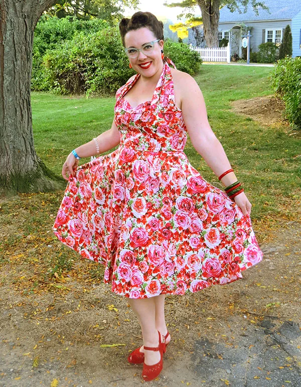 Me, in my new dress at the New England Shake-Up