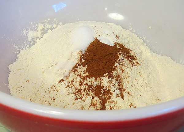 The dry ingredients