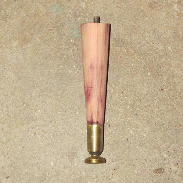 The leg with the hanger bolt added