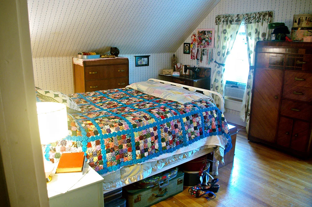 The original front bedroom.