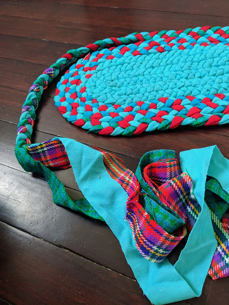 Braided Rag Rug Kits Vintage Crafting: Braided Rag Rug — Natalie Curtiss Art & Design