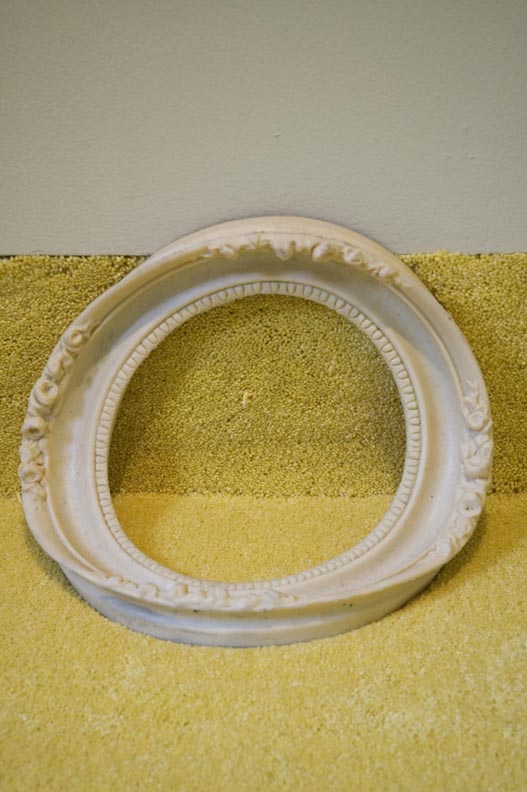 white frame