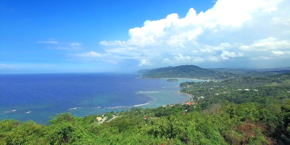 View from Noel Coward's Firefly Cottage - near Ocho Rios