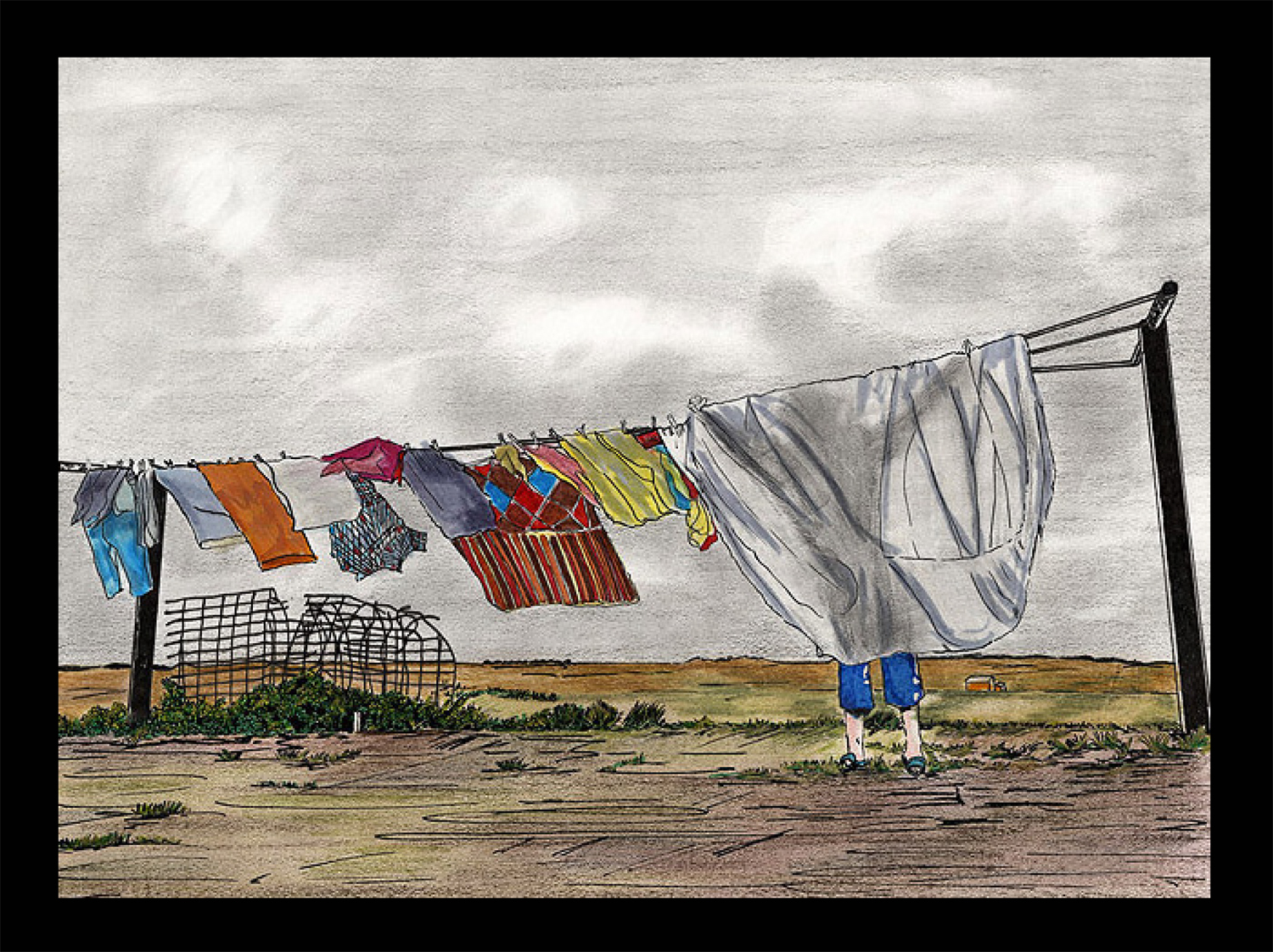 OUT TO DRY