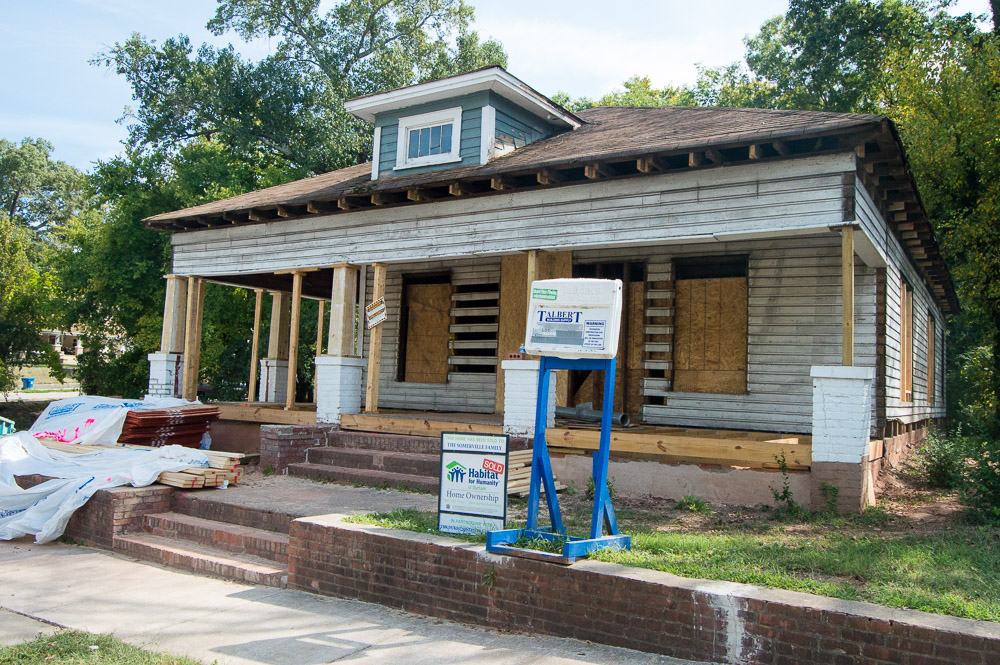 The refurbishment that Habitat for Humanity of Durham is currently working on (and the one that I worked on!)