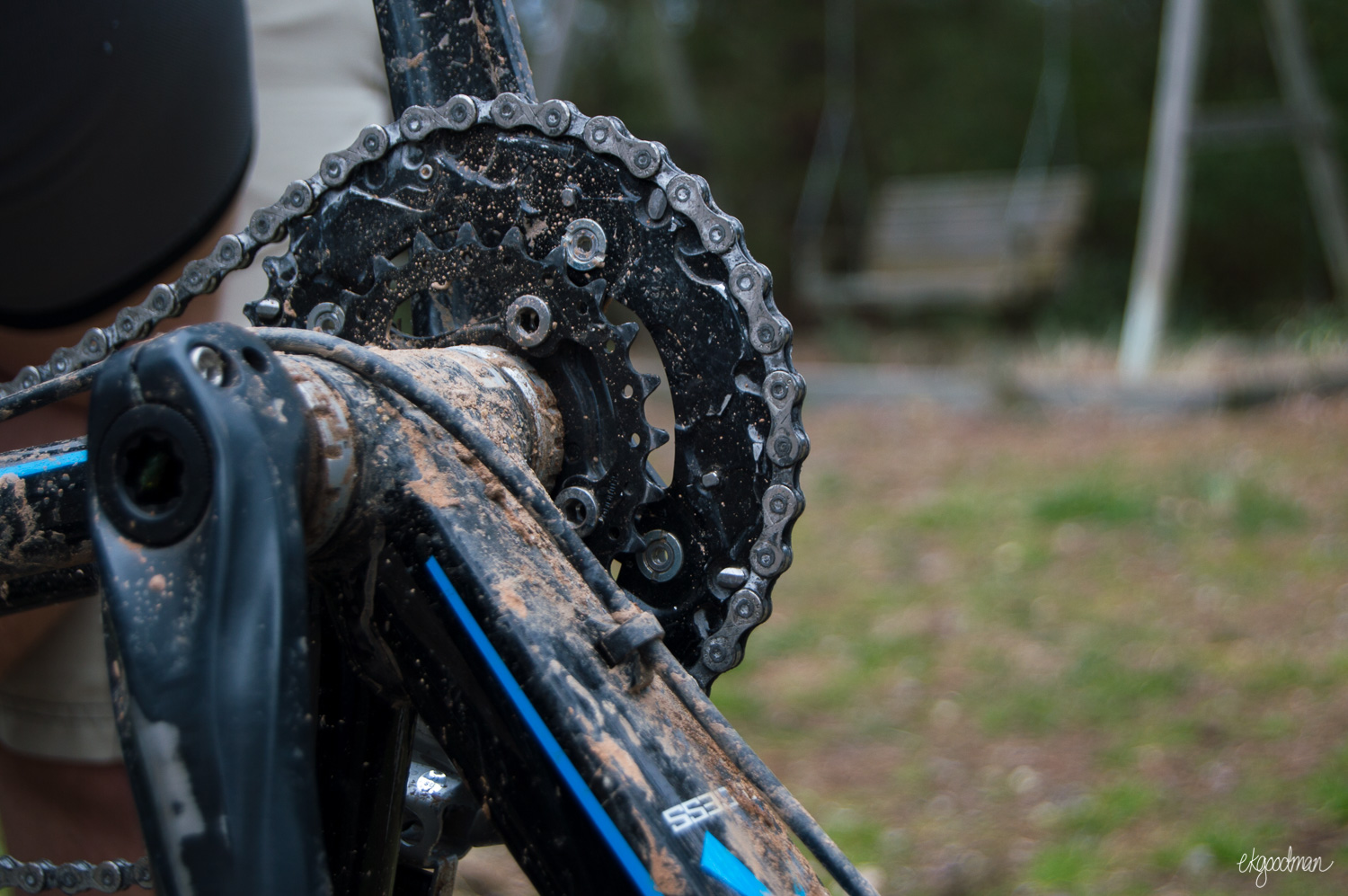 Weekend warrior-ing often includes mud. Lots of mud.