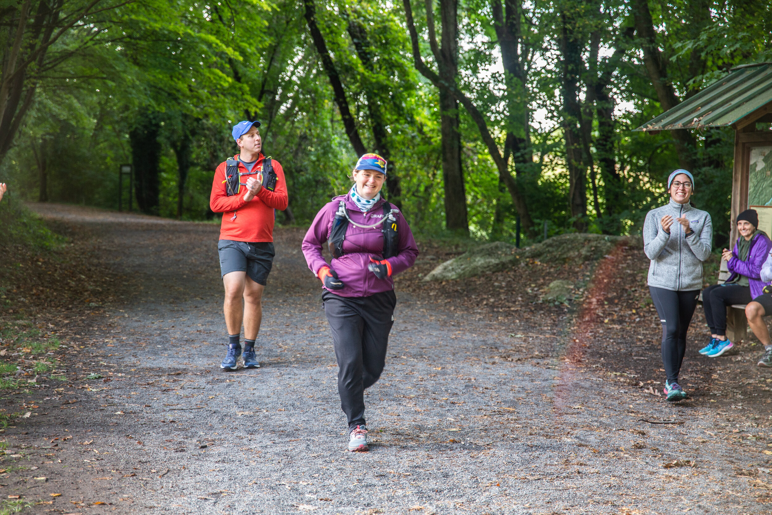  Coming in to the finish line with McCrae (Photo Credit: Appalachian Exposures, race photographer) 