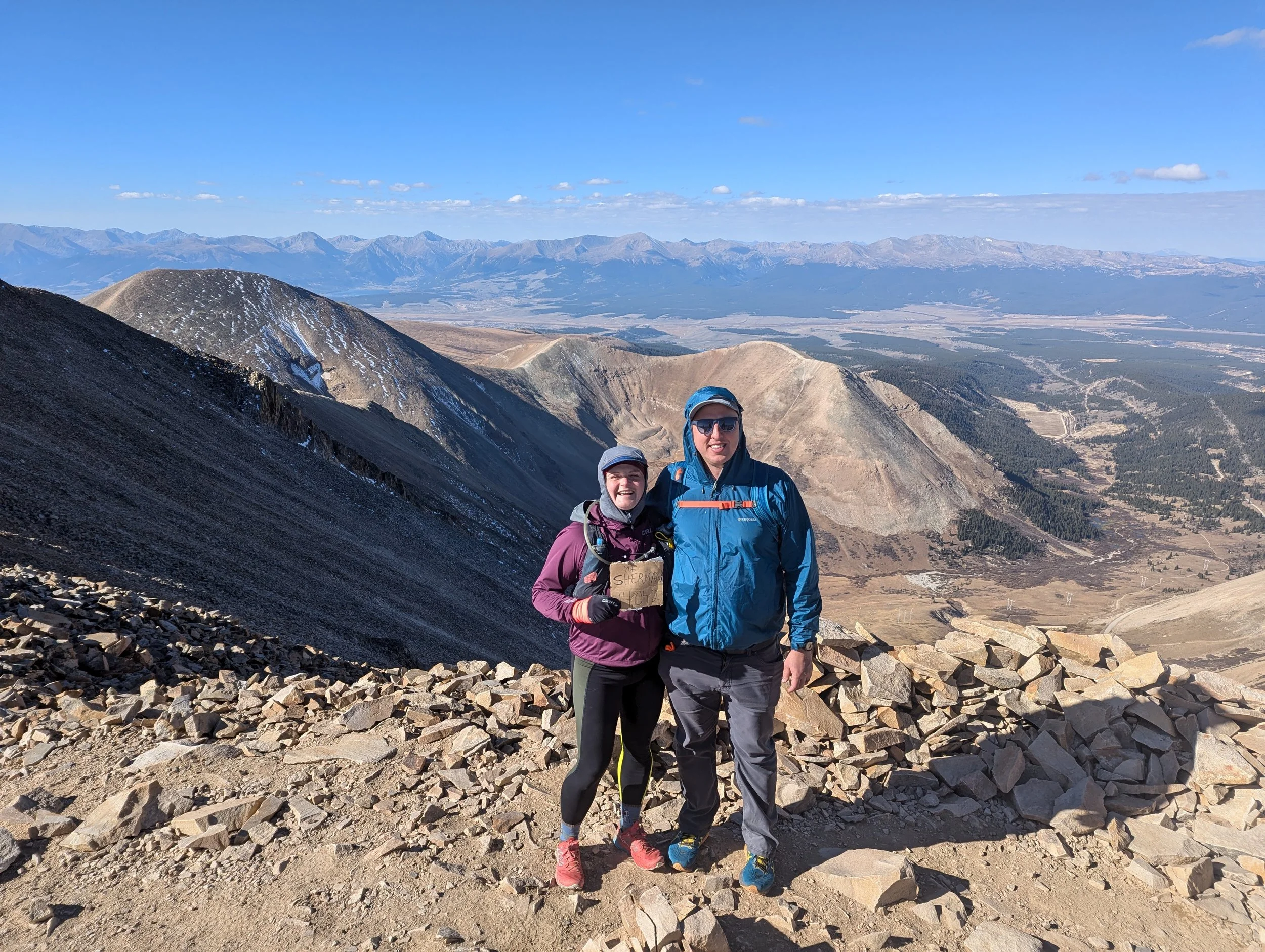 Summiting the 14er Mt. Sherman