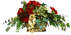 Lisa-Red Olive Green Ivory Hydrangea Centerpeice White background small.jpg