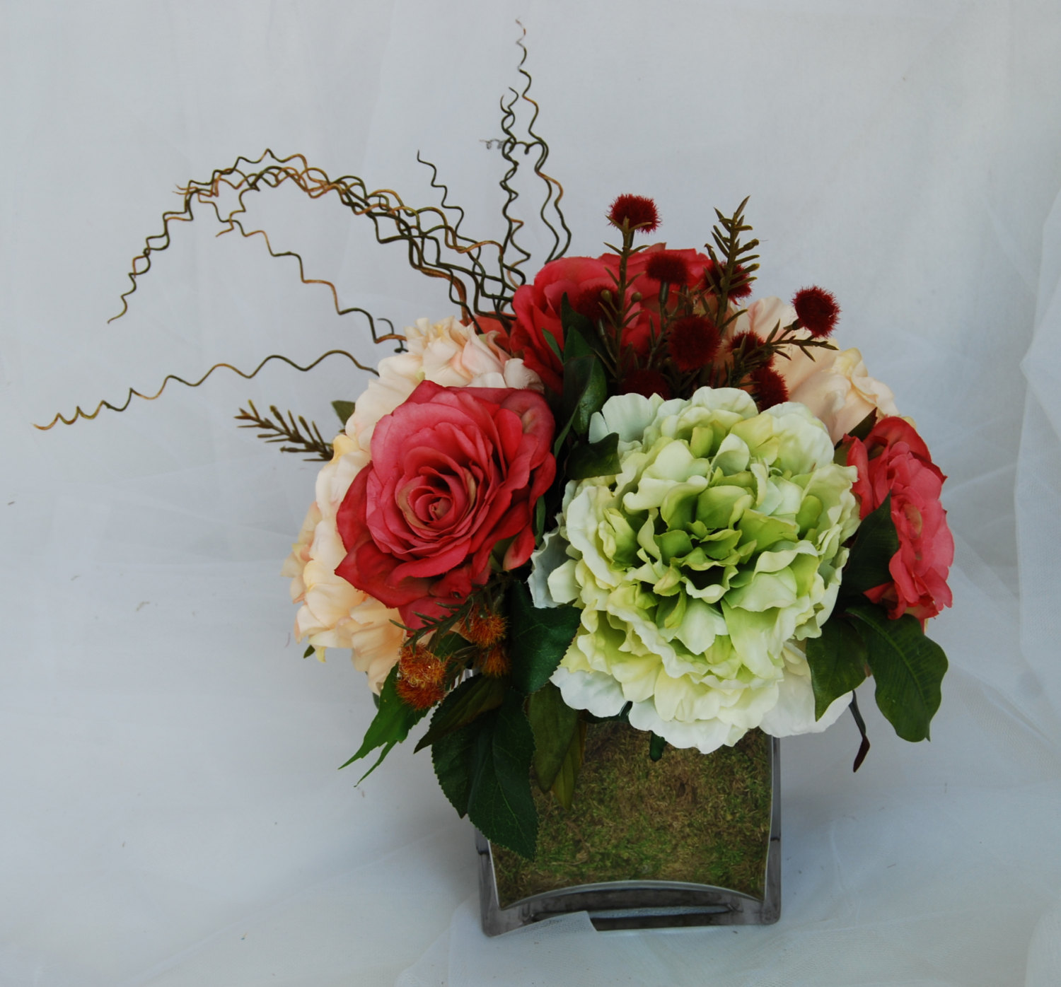 Details about   CORAL 10" SILK FLOWERS Artificial Peony Bouquet Arrangement Wedding Centerpieces 