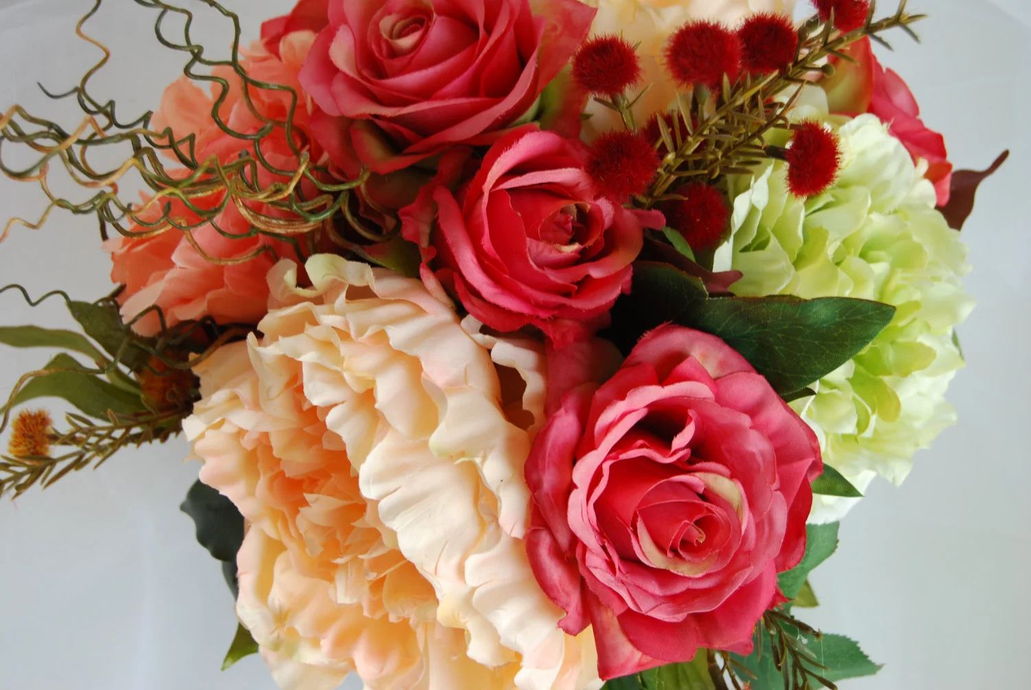Silk Flower Arrangements Roses Centerpieces Modern Flower Arrangements Coral Silk Flowers Peony Arrangement Floral Designs By Alka