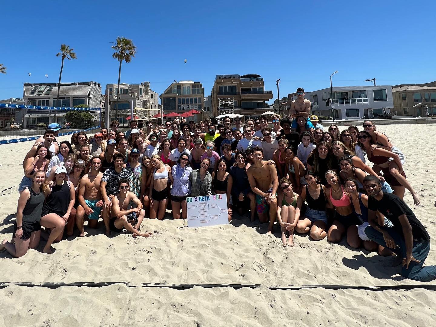 Had a great Beach BBQ exchange and volleyball tournament with the wonderful @usdkappadelta yesterday!!