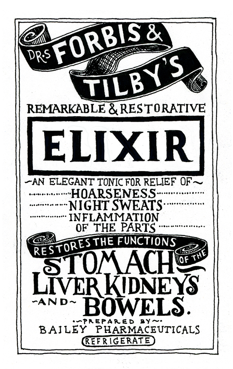 Elixer label