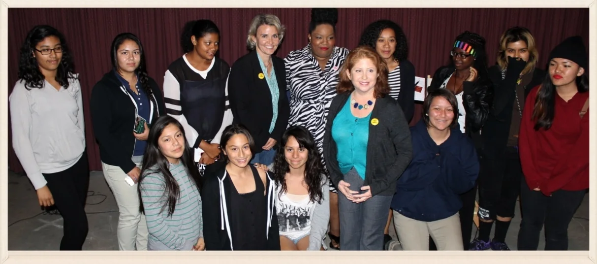 Girls from the Venice, CA Boys and Girls Club attend screening in Beverly Hills, CA