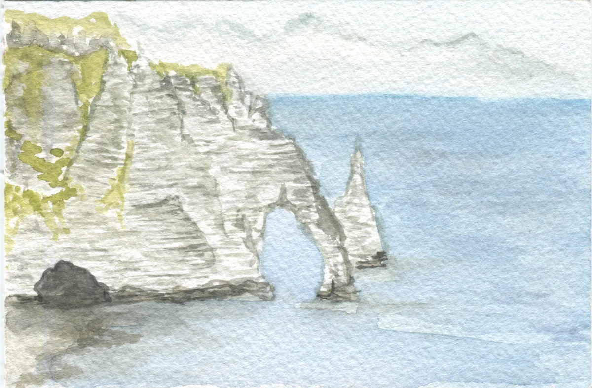 Picnic at Etretat