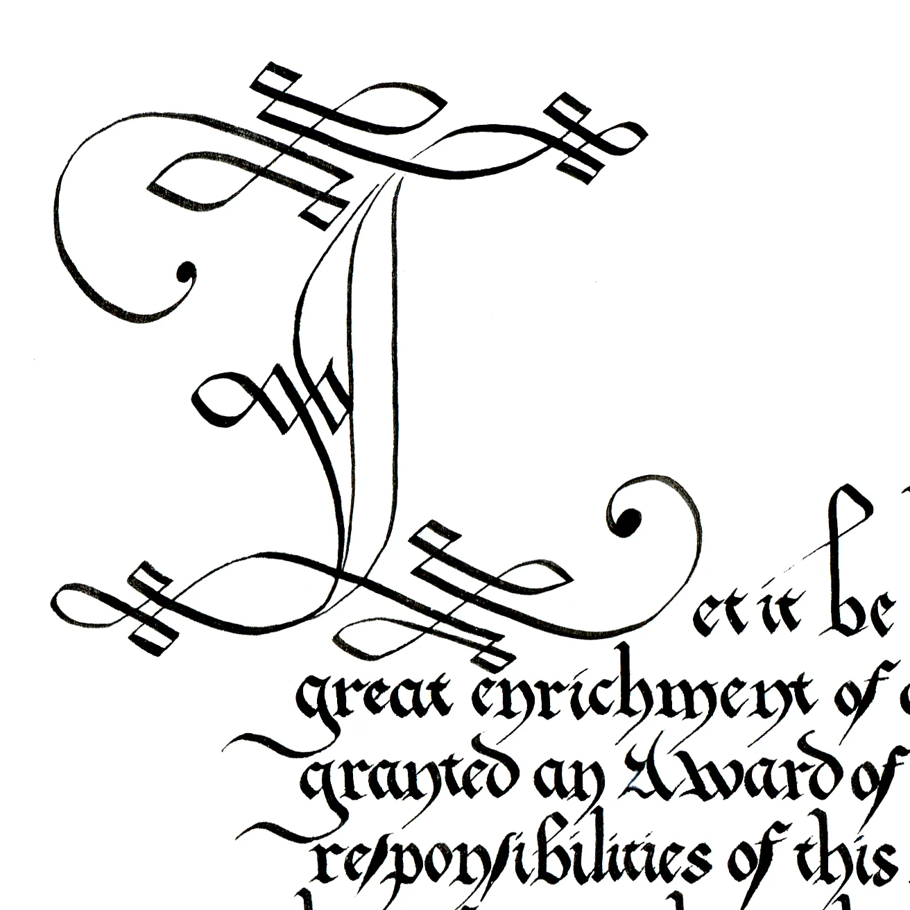 Calligraphic Flourish