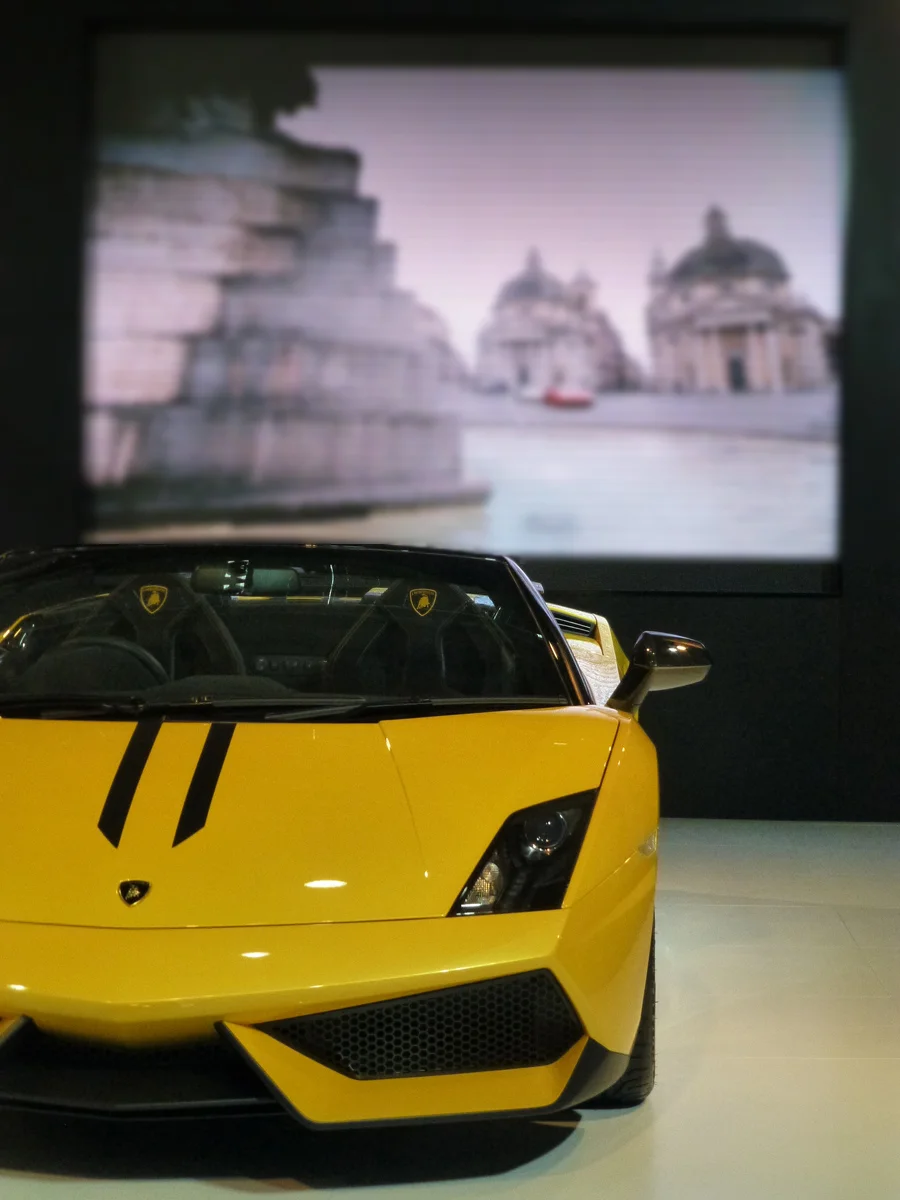 Keeping with the lambo theme and scenes of Roma