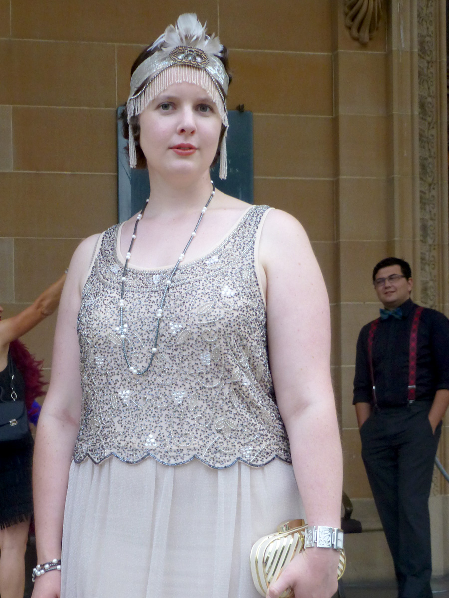 Me as a beaded deco beauty