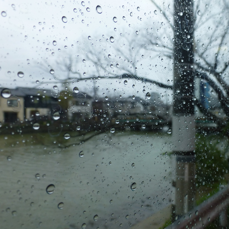 A rainy day in Matsue.