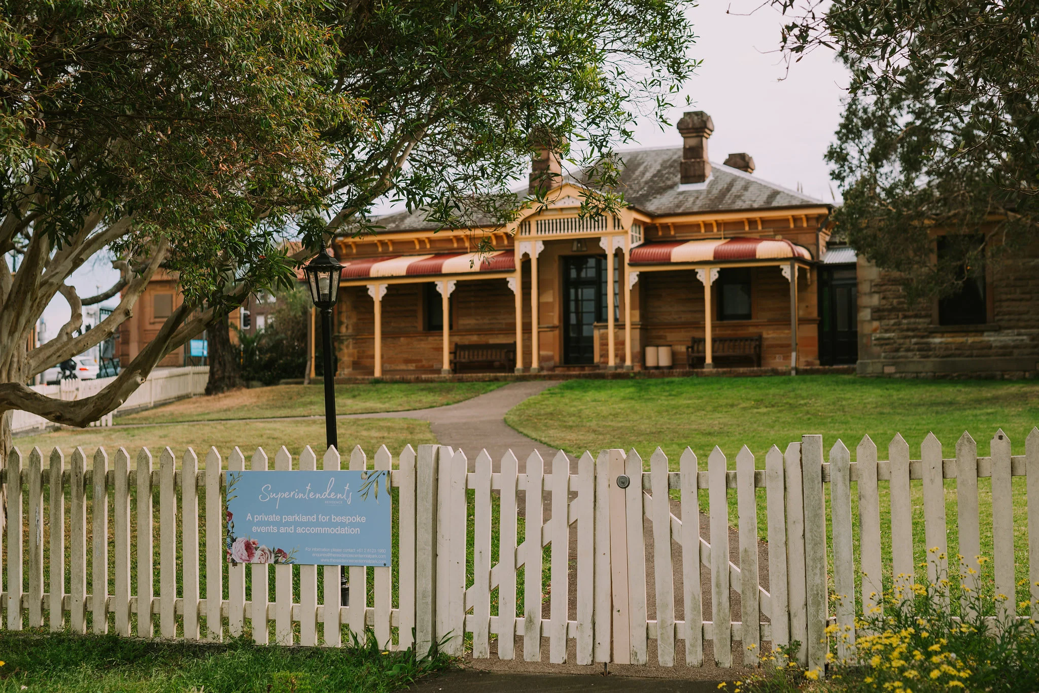 The Superintendents Residence in Centennial Park provided the perfect backdrop for our event. Photo by Angus Porter Photography