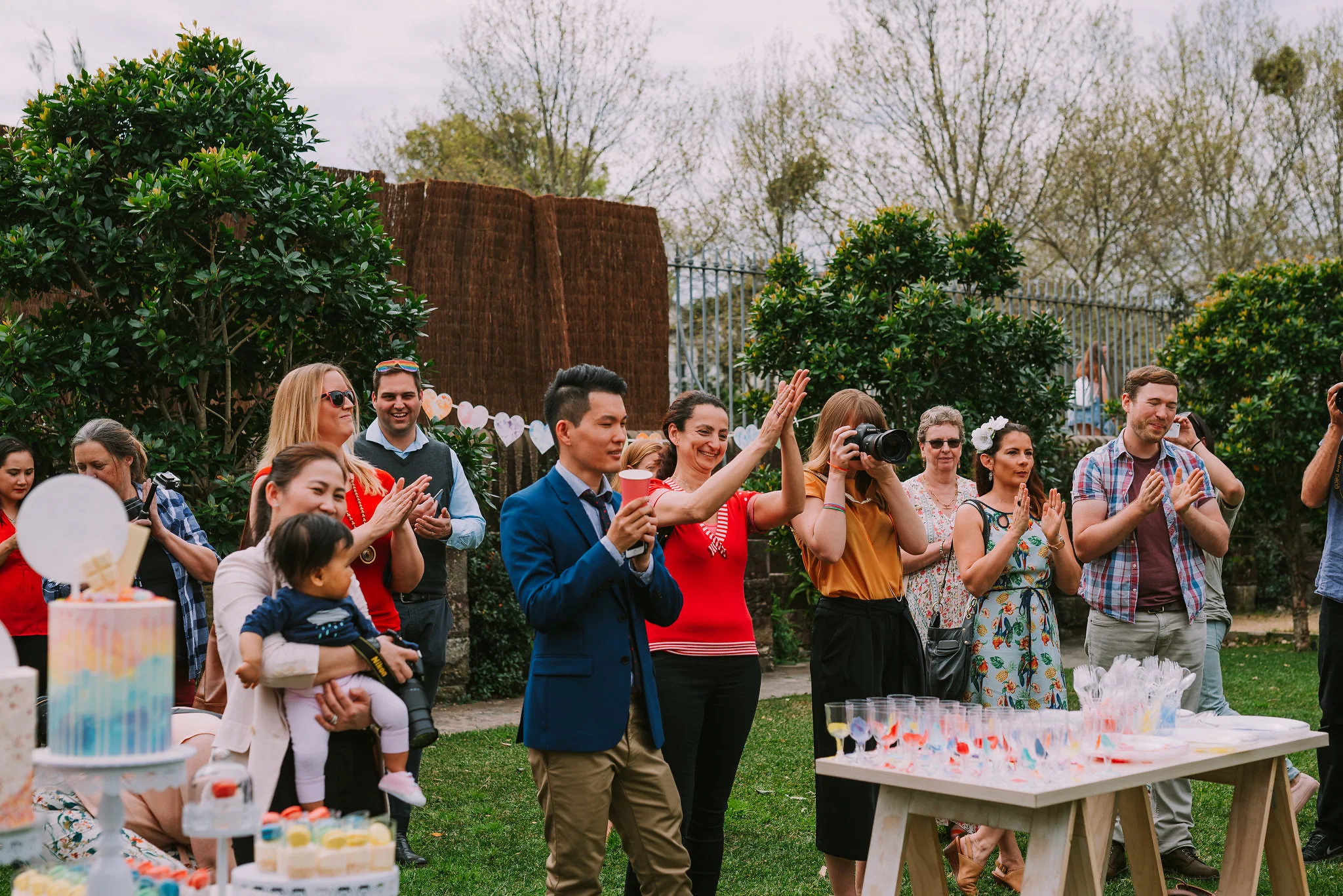 There was much to cheer in agreement with during the speeches. Photo by Angus Porter Photography