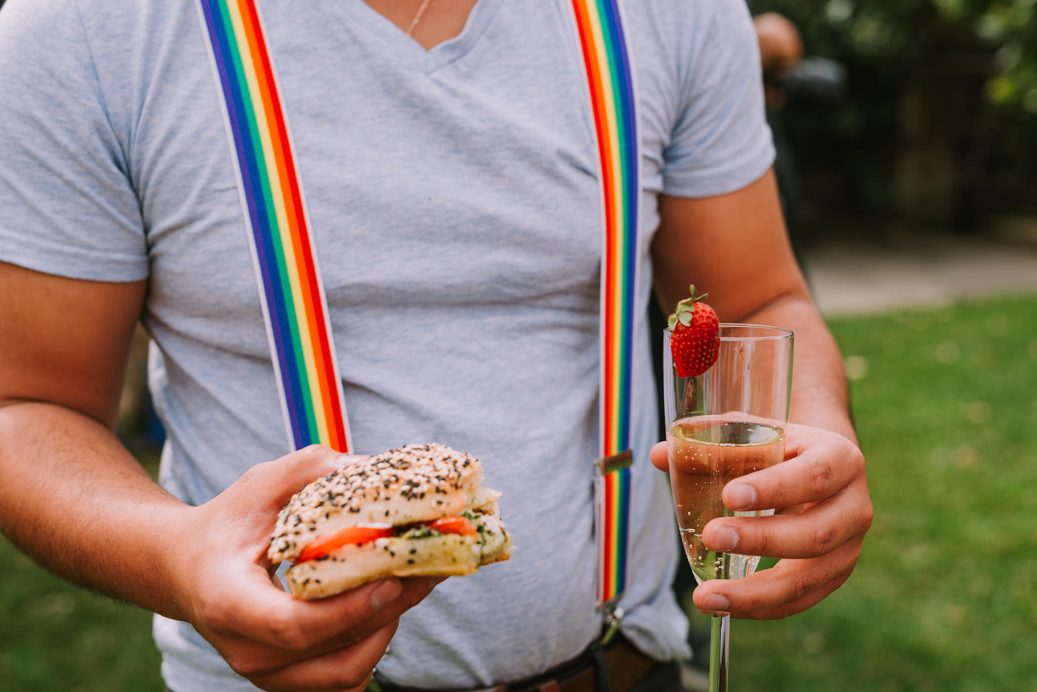 Sandwiches from Two Chaps provided a good savoury balance against all those desserts! Photo by Angus Porter Photography