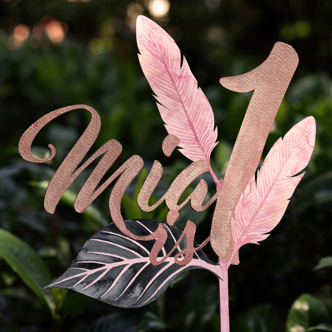 watercolour-cake-topper-bespoke-boho