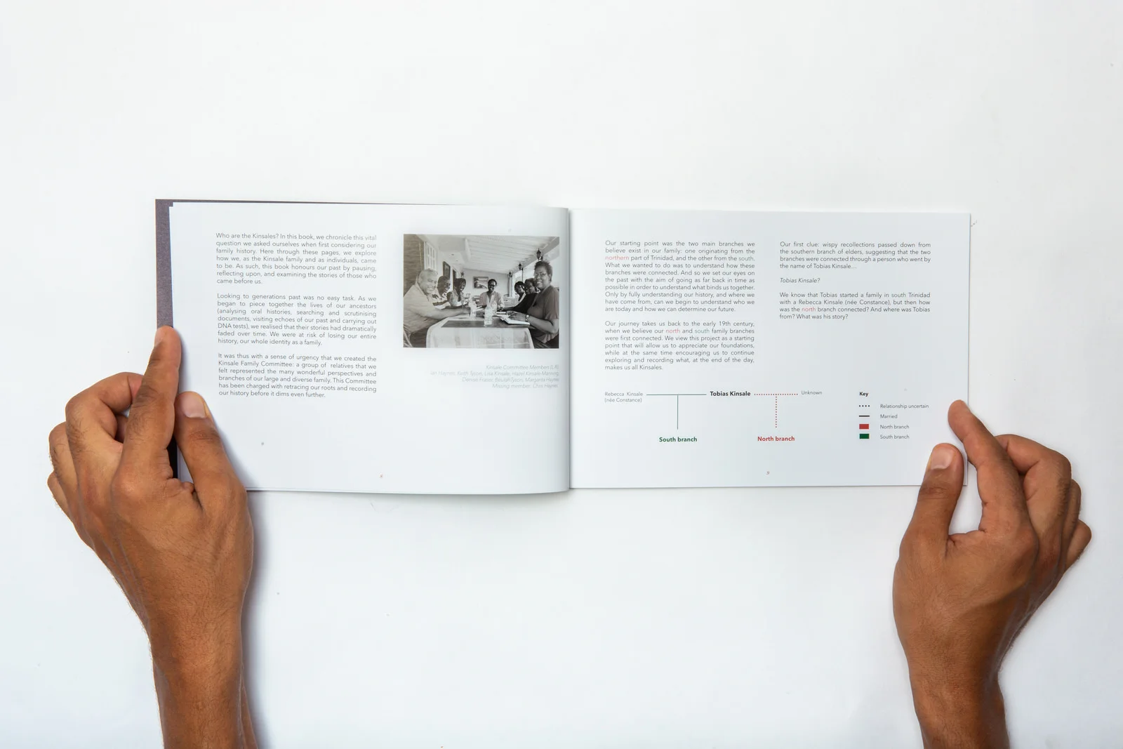 “This book honours our past by pausing, reflecting upon, and examining the stories of those who came before us. As we began to piece together the lives of our ancestors, we realised that their stories had dramatically faded over time. We were at risk of losing our entire history, our whole identity as a family.”