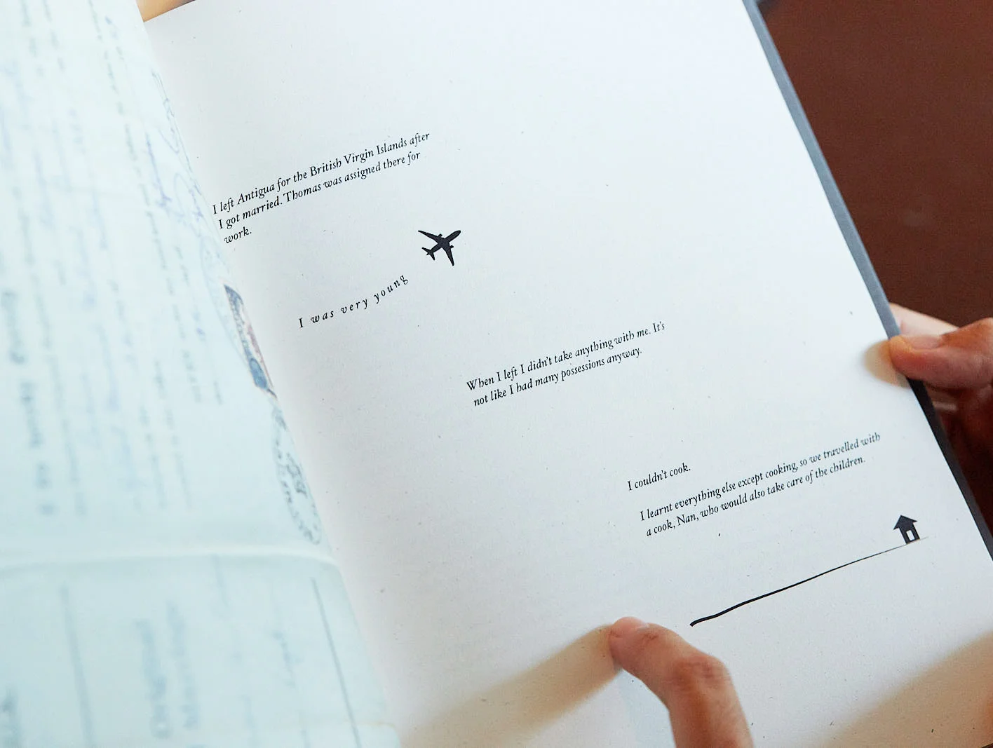 “When I left I didn’t take anything with me. It’s not like I had many possessions anyway…”