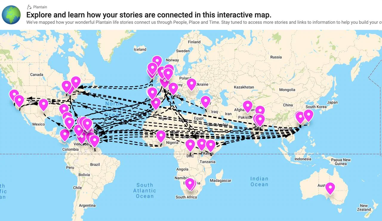 🚀 Explore our interactive story map with personal stories and historical data