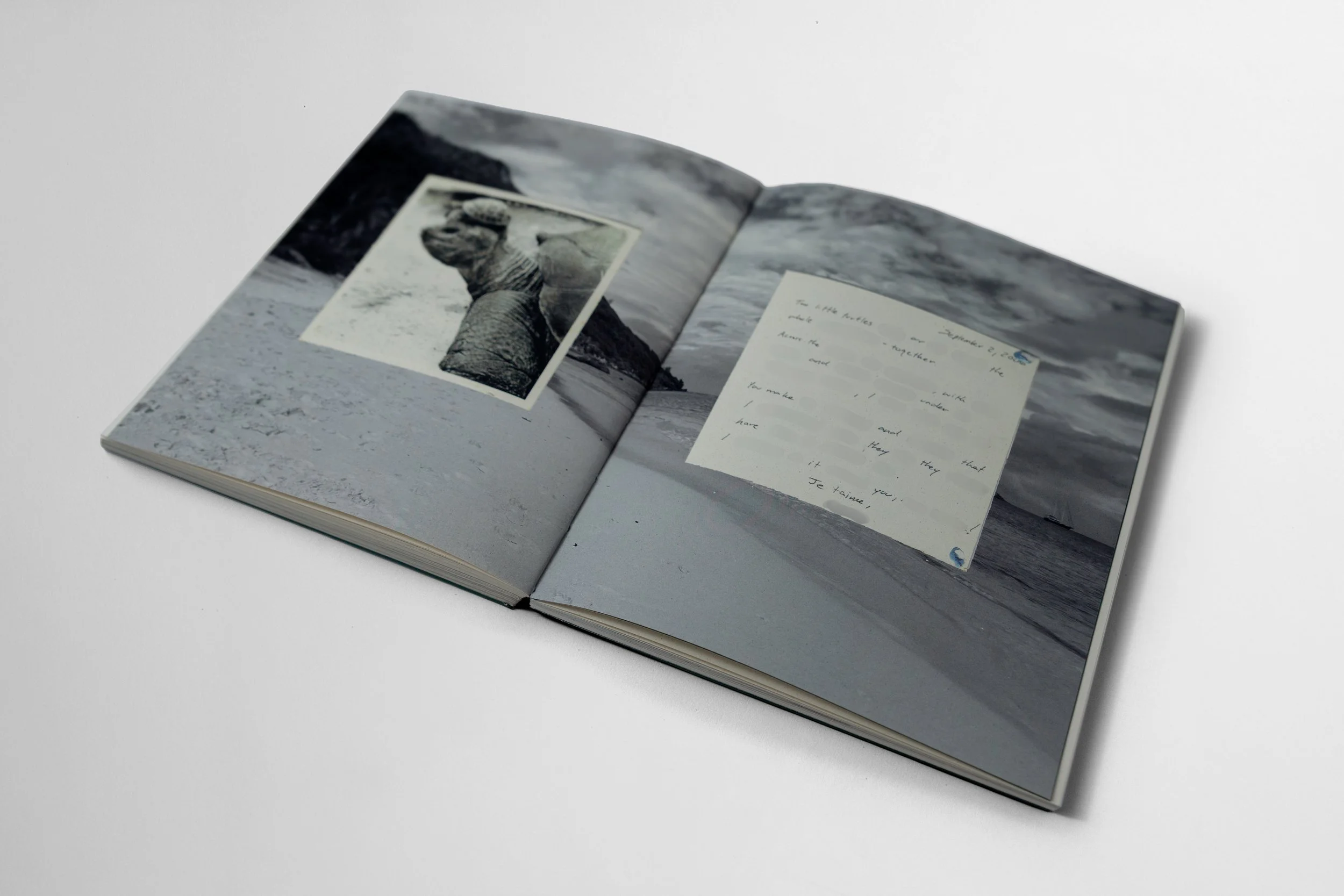 Handwritten letters included in the design