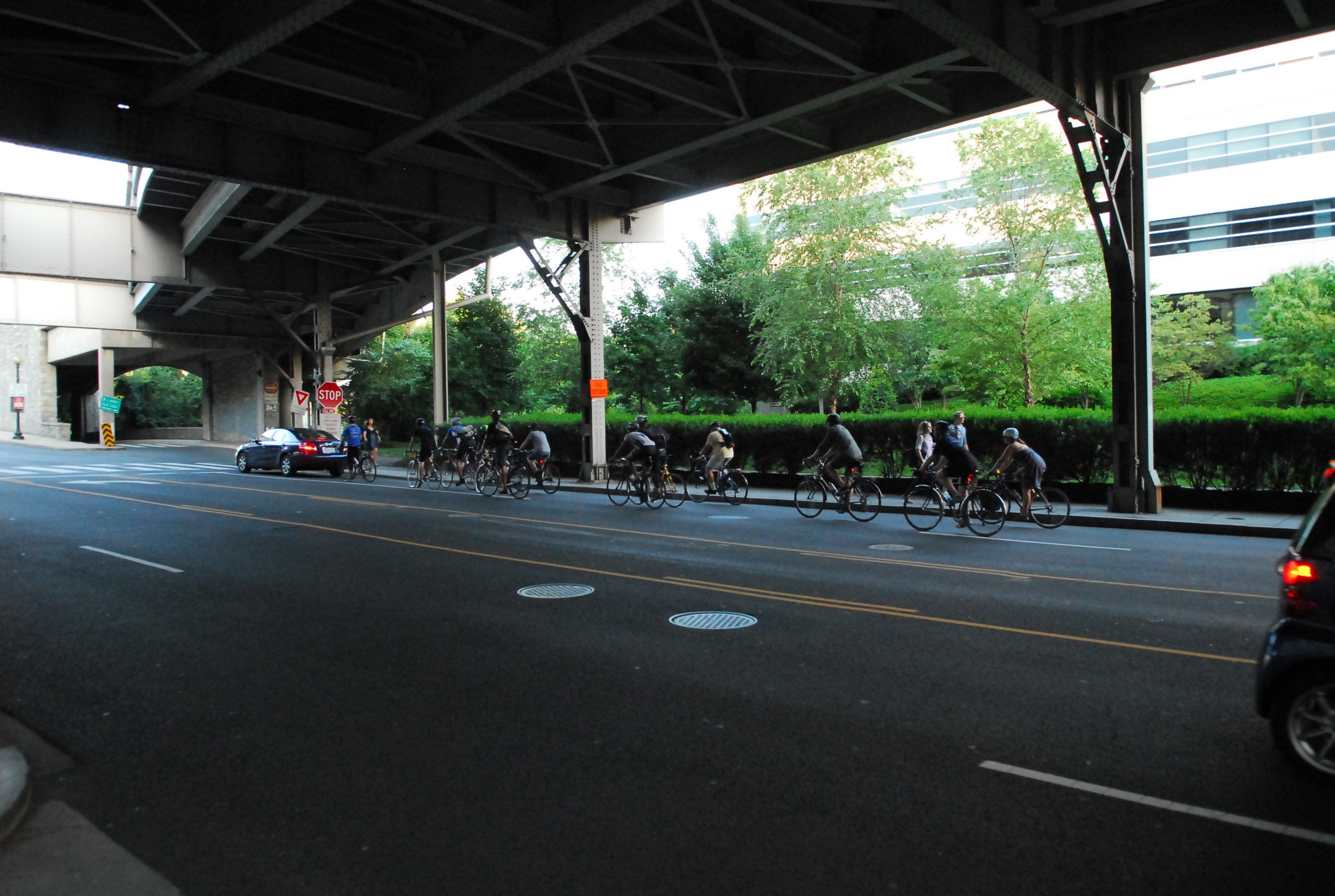 DC Vigil riders under K Street.JPG