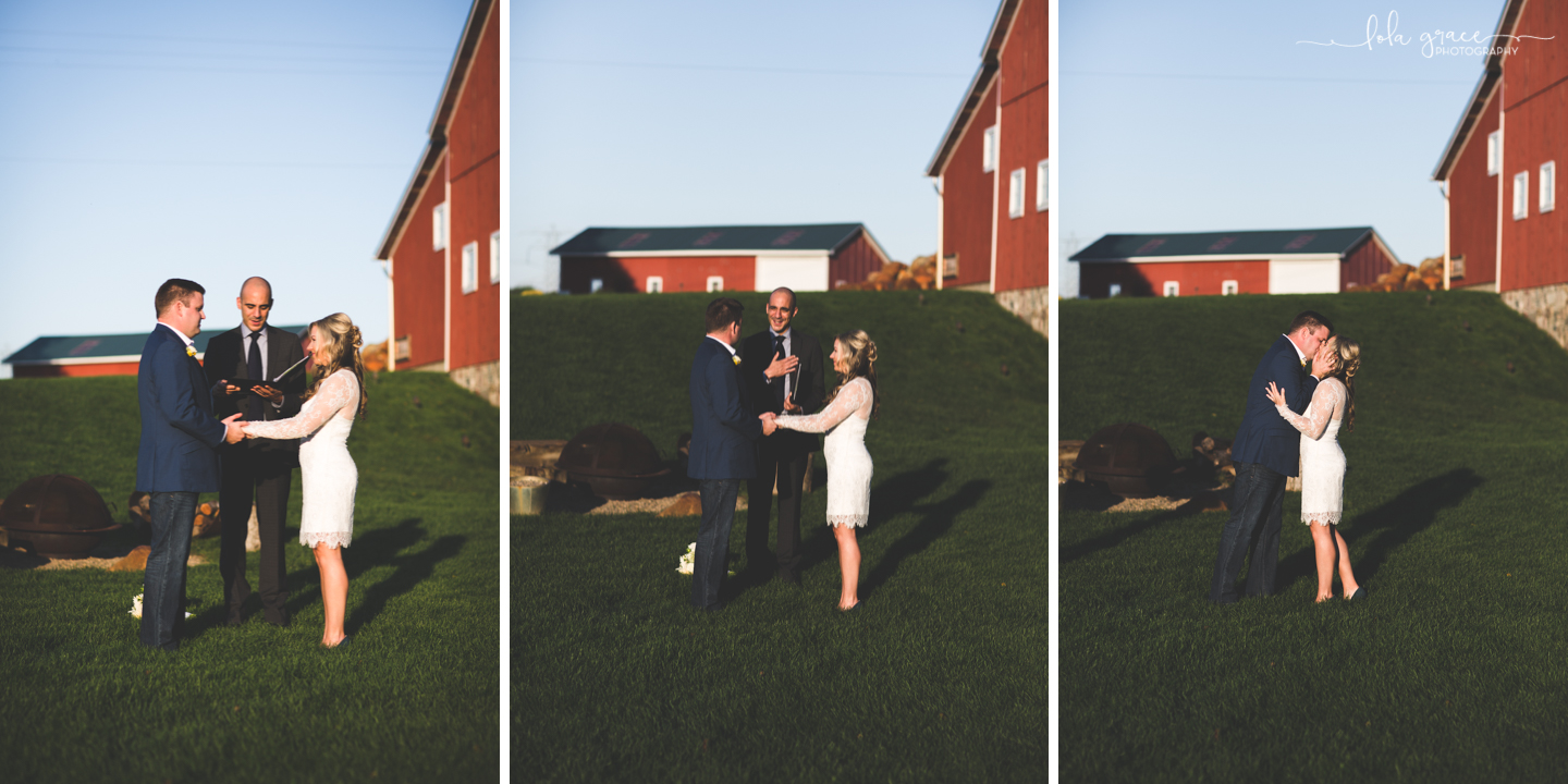 Allison and Sam - Cornman Farms Intimate Wedding