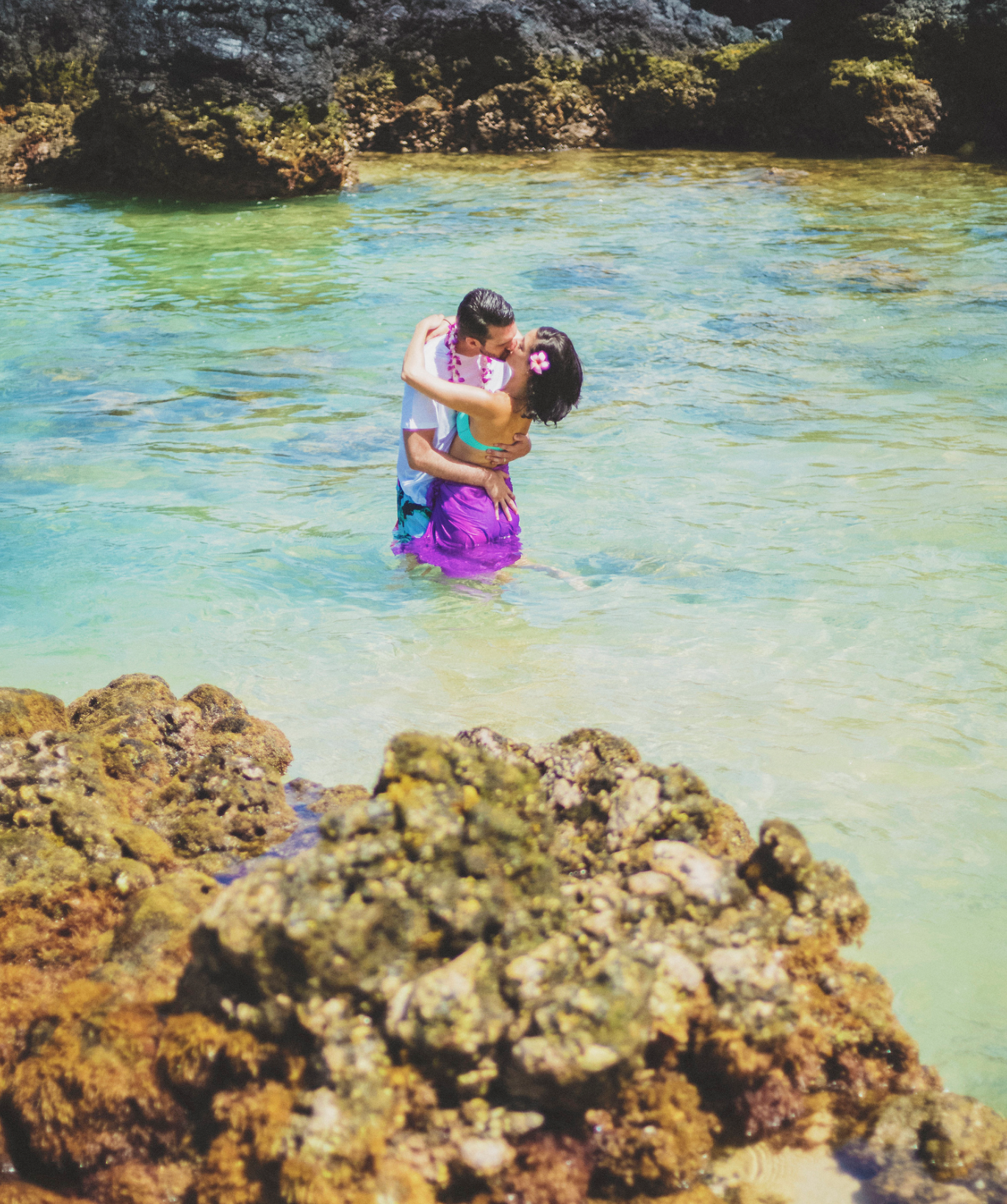 Katie + John {Maui Honeymoon Session at Makena Cove Beach}