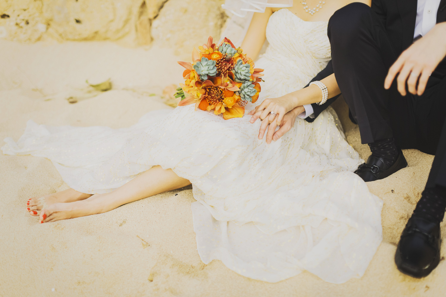 Shenshen + Marshall {Oahu Wedding at Lanikuhonoa}