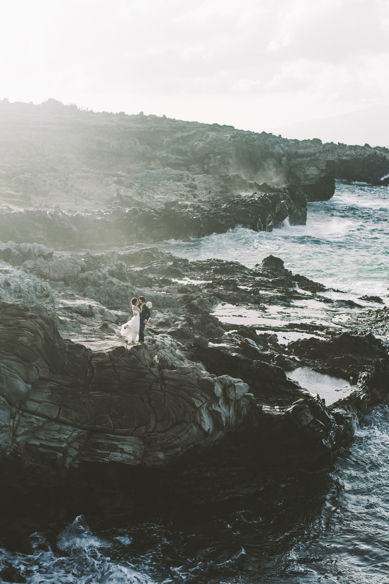 Ivana + Jan { Beautiful Maui wedding Elopement at Ironwoods Beach and Lava Rocks}